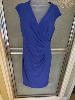 Jones New York blue dress, size 4 vintage